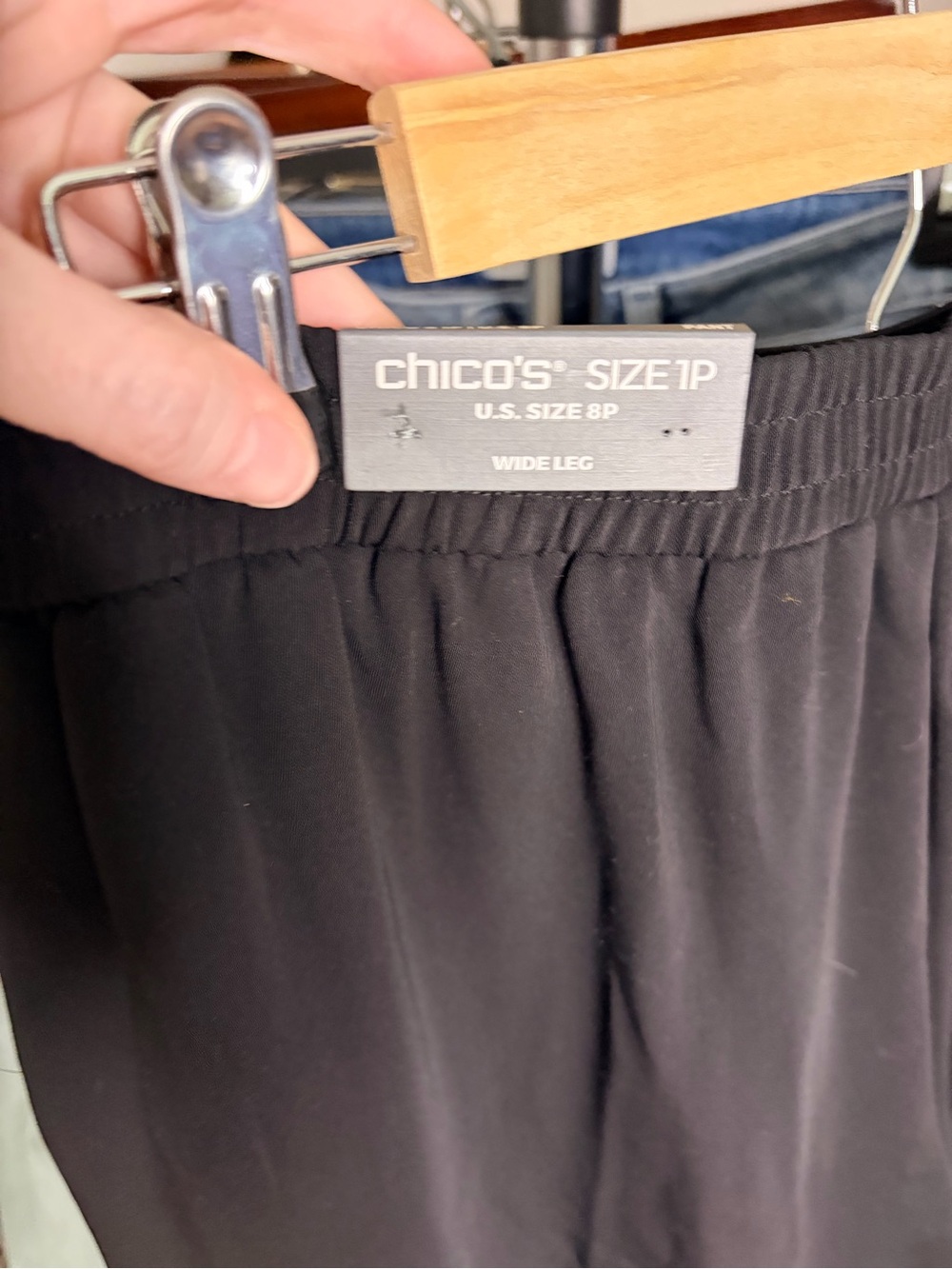 Chico's Black Wide-Leg Dress Pants - Picture 3 of 8